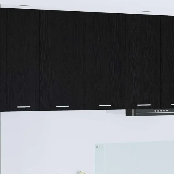 Armoire suspendue Chêne noir 80 x 31 x 80 cm Bois d'ingénierie