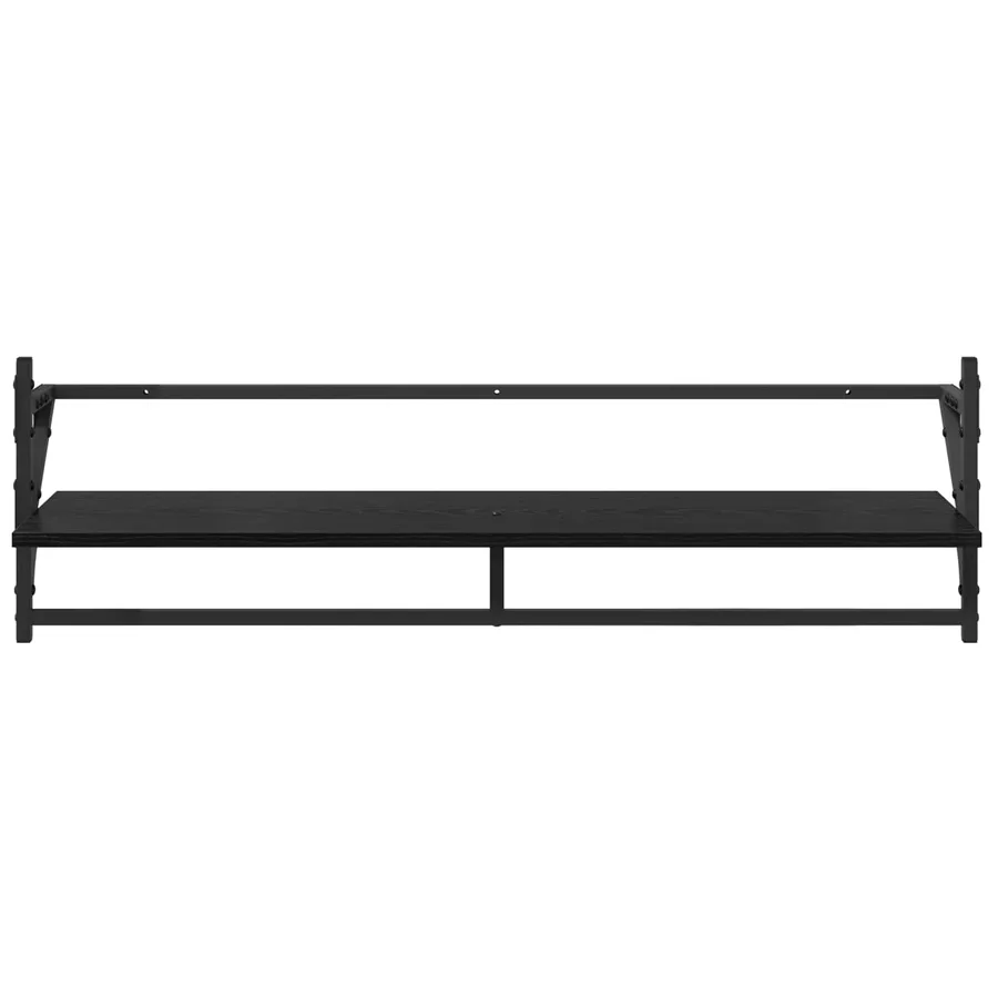 Ensemble d'étagères murales 6 pcs Chêne noir 100 x 25 x 30 cm - 13