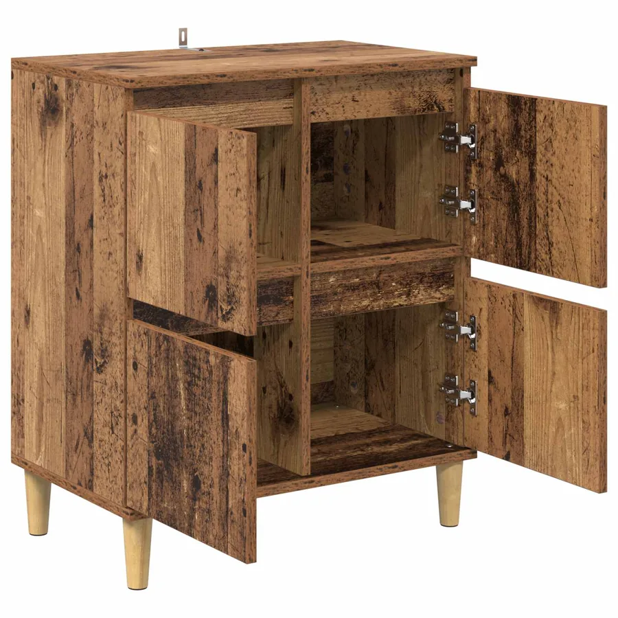 Buffet Bois Ancien 60 x 35 x 70 cm Bois d'ingénierie - 5