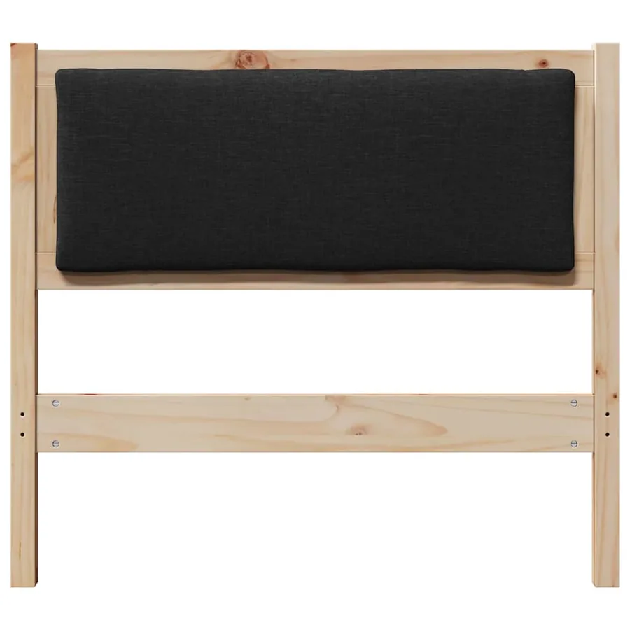 Tête de lit Autre Marron 90 cm Bois massif en pin - 4