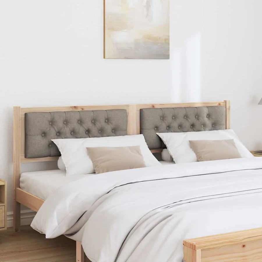 Tête de lit Autre Marron et taupe 180 cm Bois massif en pin - 3