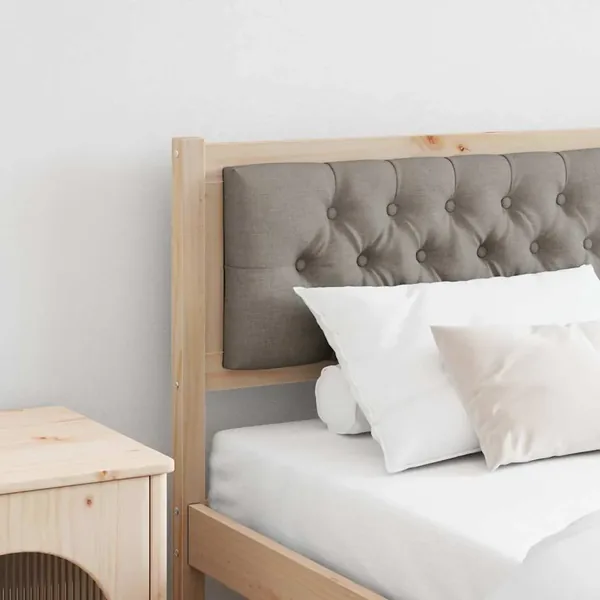 Tête de lit Autre Marron et taupe 160 cm Bois massif en pin