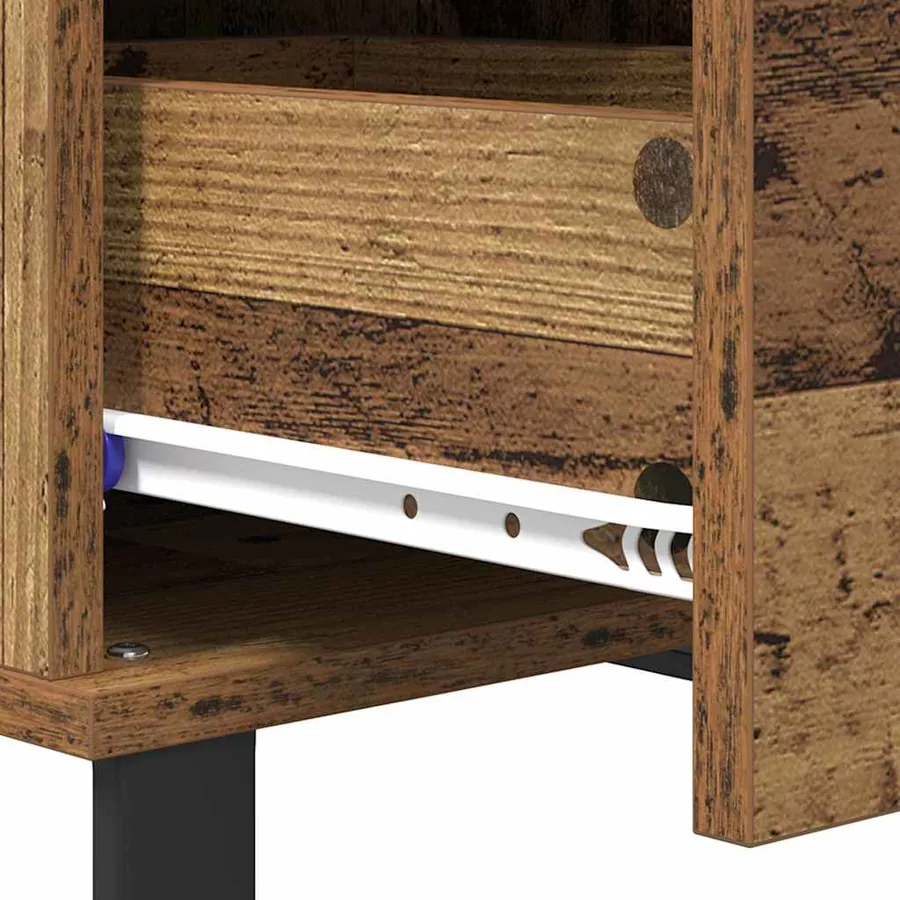 Table basse Bois Ancien 55 x 55 x 36,5 cm Bois d'ingénierie - 9
