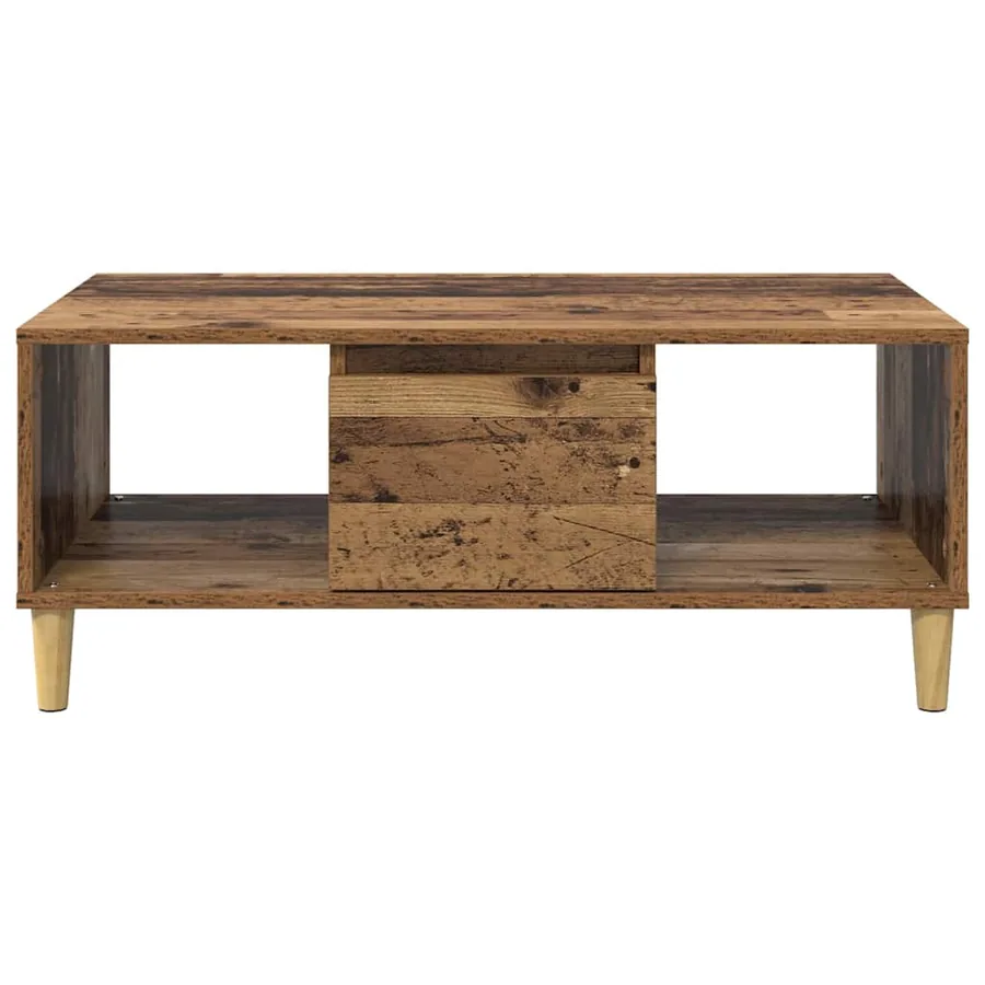 Table basse Bois Ancien 90 x 50 x 26,5 cm Bois d'ingénierie - 6
