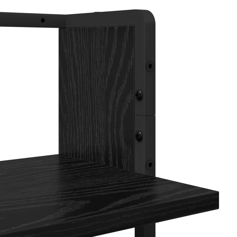Ensemble d'étagères murales 6 pcs Chêne noir 100 x 25 x 30 cm - 18