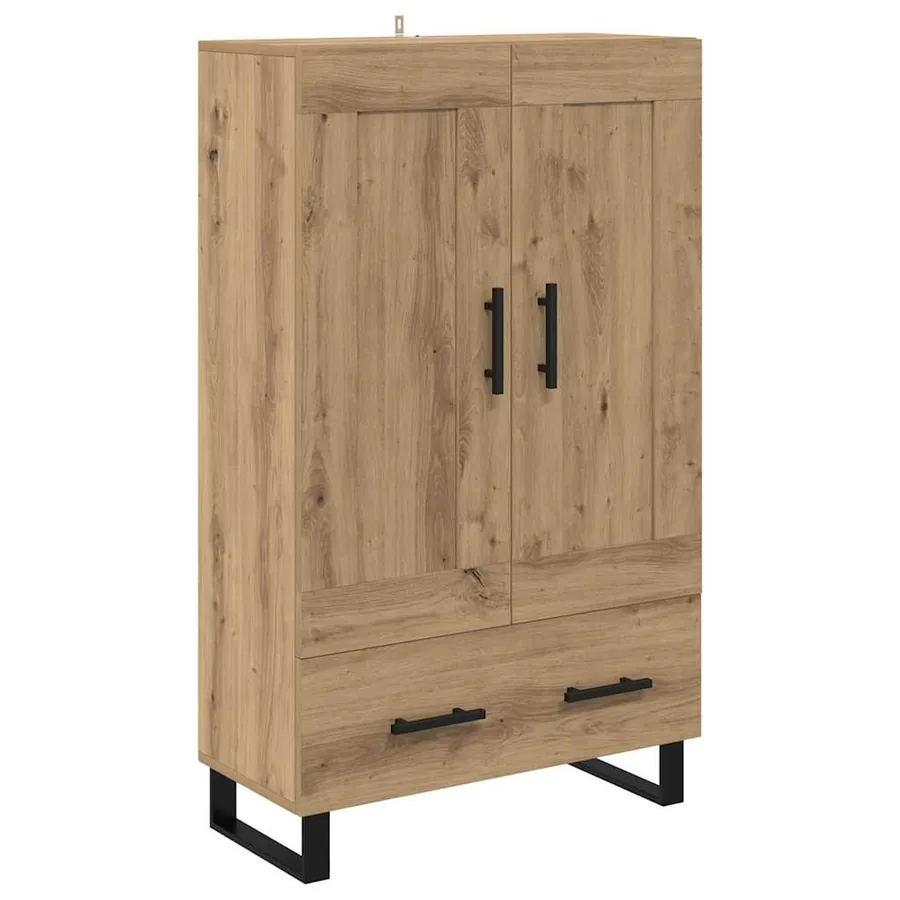 Haut Armoire Chêne artisanal 69,5 x 31 x 115 cm - 2