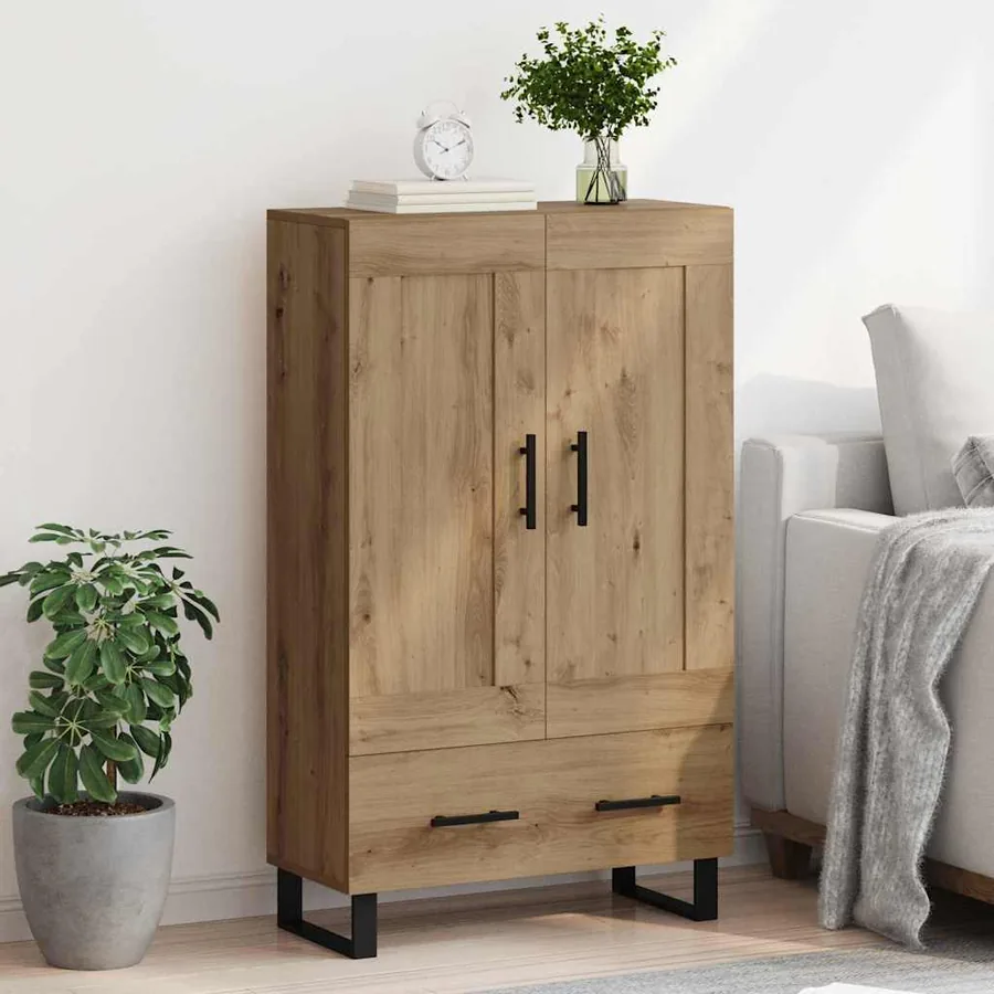Haut Armoire Chêne artisanal 69,5 x 31 x 115 cm - 4