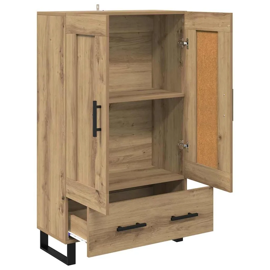 Haut Armoire Chêne artisanal 69,5 x 31 x 115 cm - 5