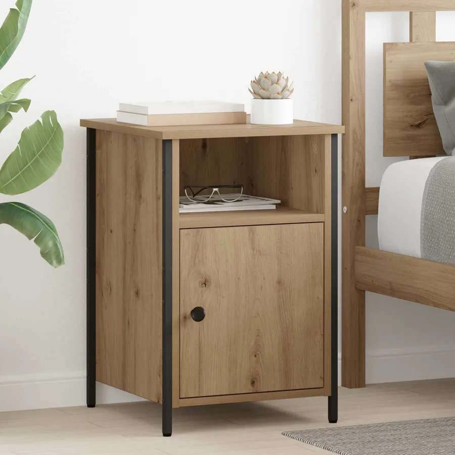 Cabinet de chevet Chêne artisanal 40 x 42 x 60 cm