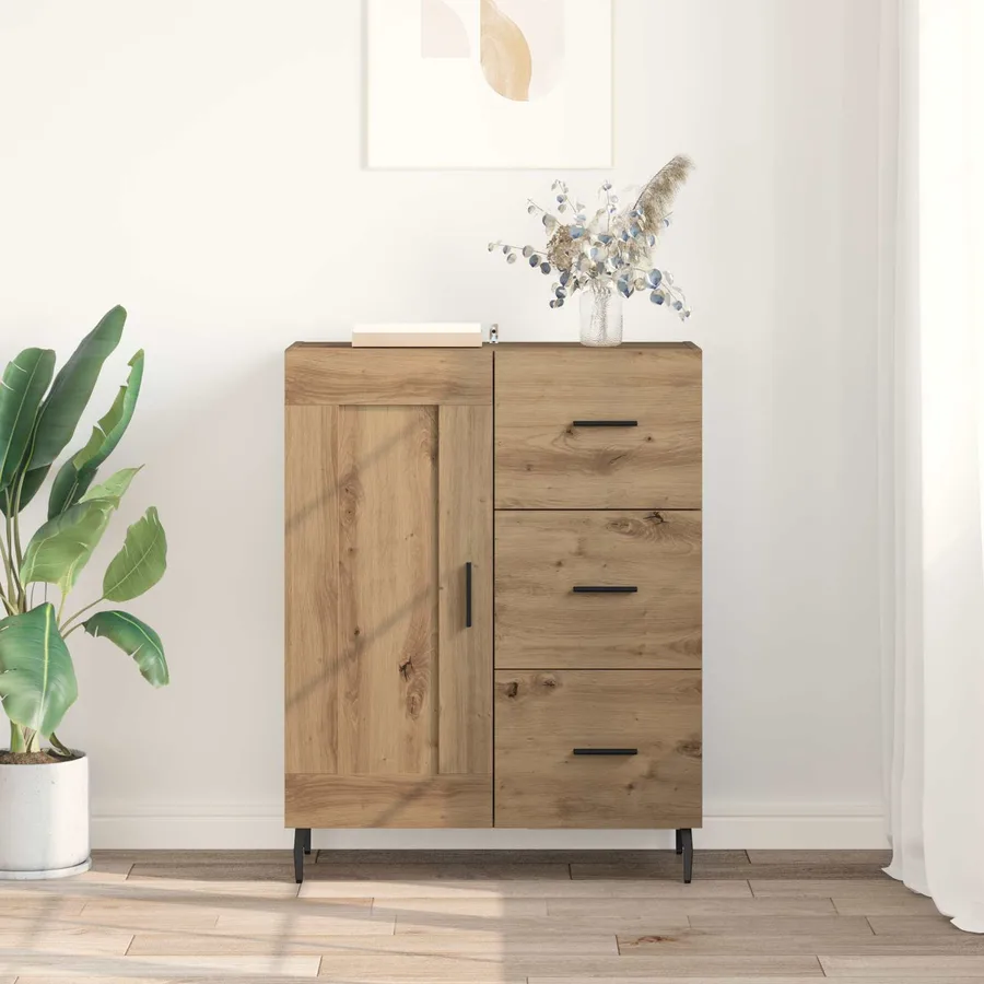 Buffet Chêne artisanal 69,5 x 34 x 90 cm - 4