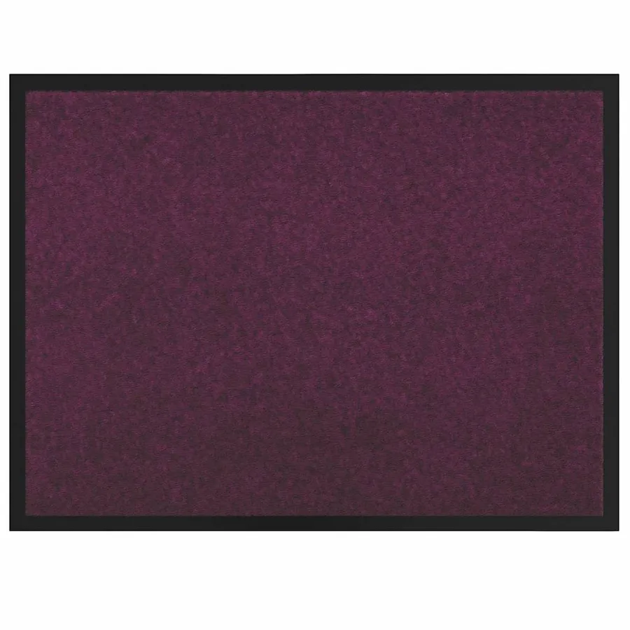 Tapis de porte Bordeaux 60 x 40 x 1.2 cm Tissu en teddy - 2