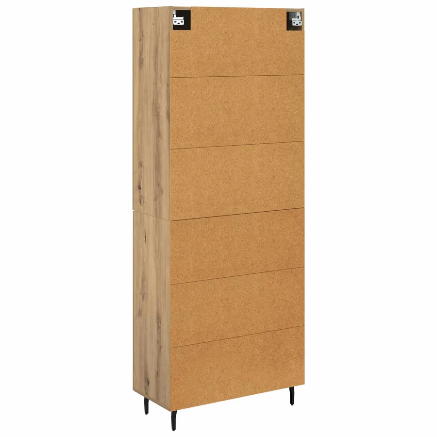 Haut Armoire 2 pcs Chêne artisanal 69,5 x 34 x 180 cm - 10
