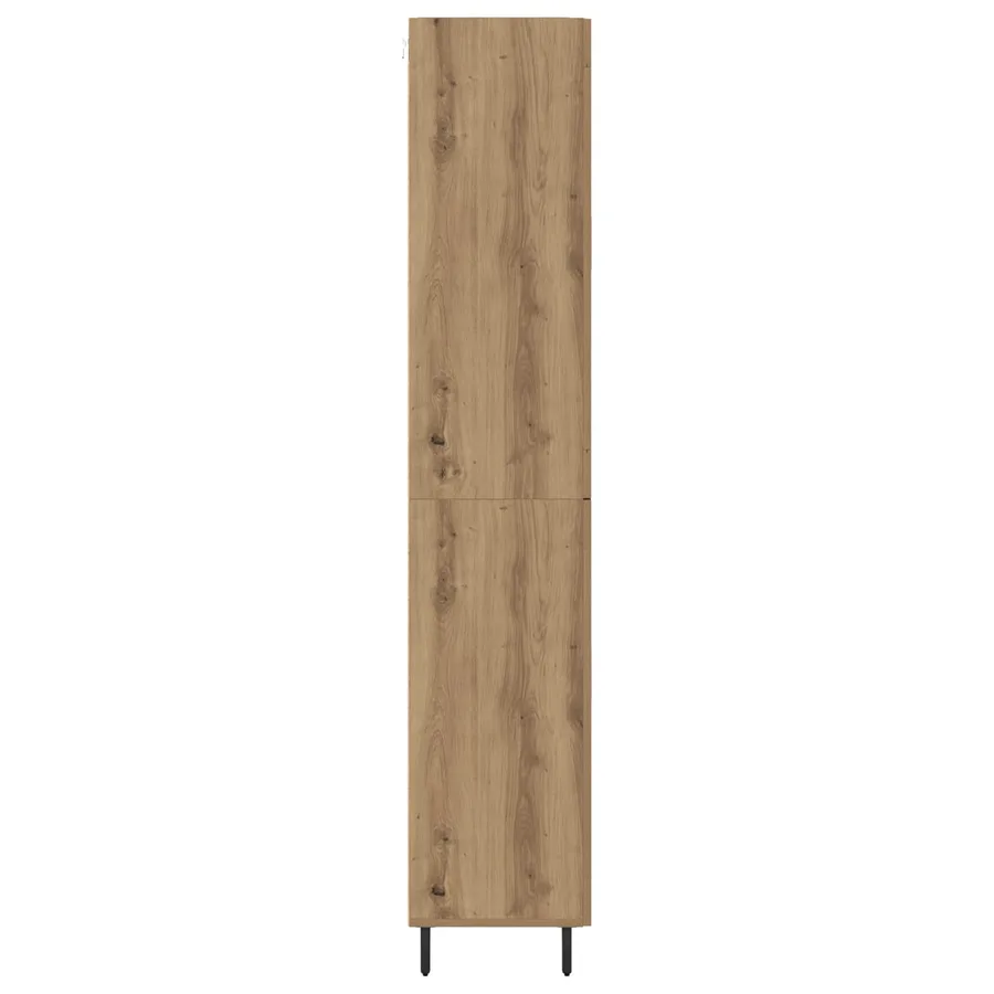 Haut Armoire 2 pcs Chêne artisanal 69,5 x 34 x 180 cm - 9