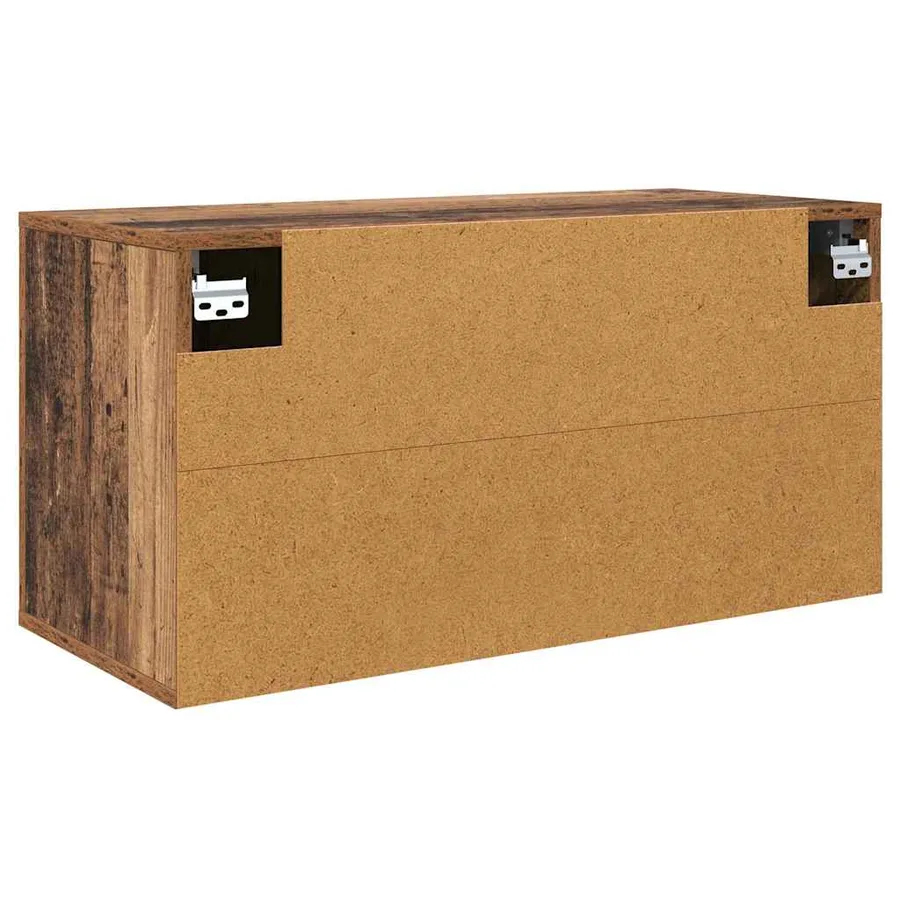 Meuble TV mural Bois ancien 80 x 34,5 x 40 cm Bois d'ingénierie - 7