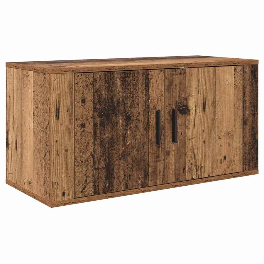 Ensemble de meuble TV mural 2 pcs Bois Ancien 80 x 34,5 x 40 cm - 5