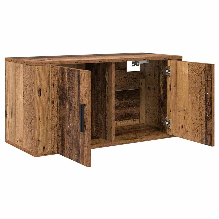 Ensemble de meuble TV mural 2 pcs Bois Ancien 80 x 34,5 x 40 cm - 6