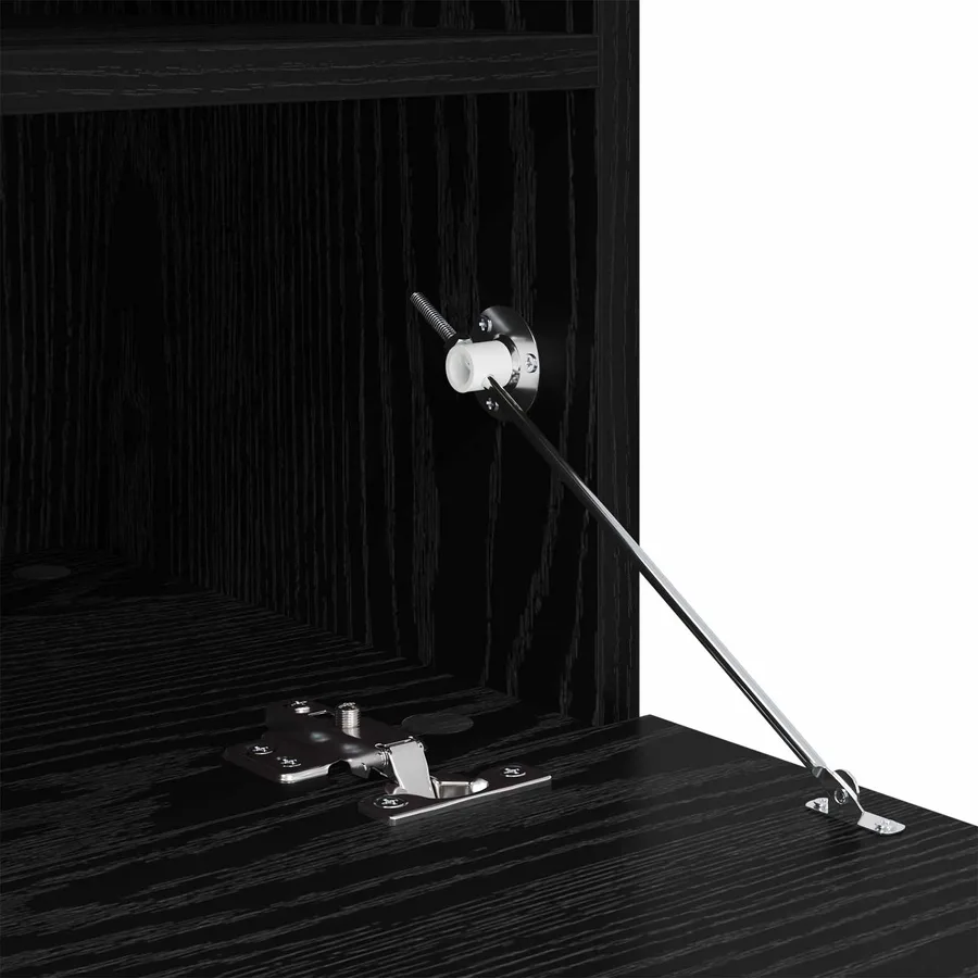 Ensemble de meuble TV mural 7 pcs Chêne noir Bois d'ingénierie - 11
