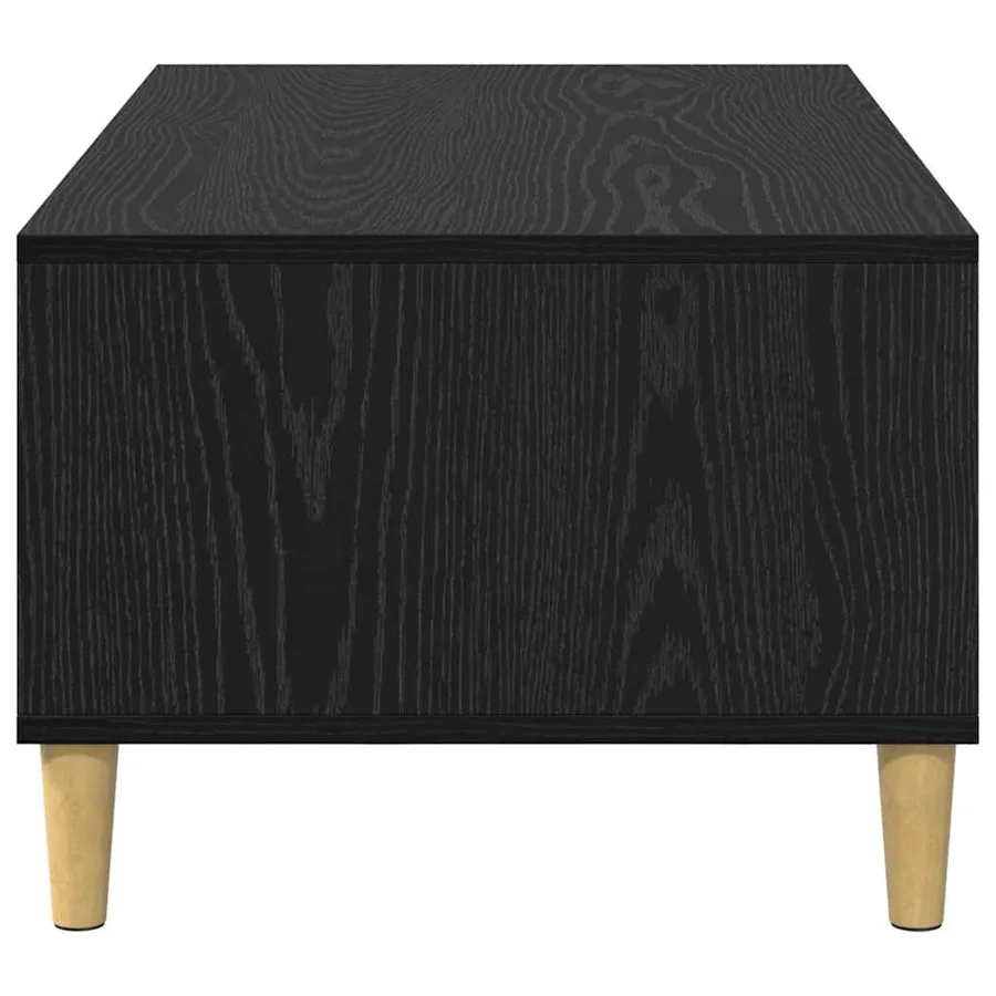 Table basse Chêne noir 90 x 50 x 26,5 cm Bois d'ingénierie - 7