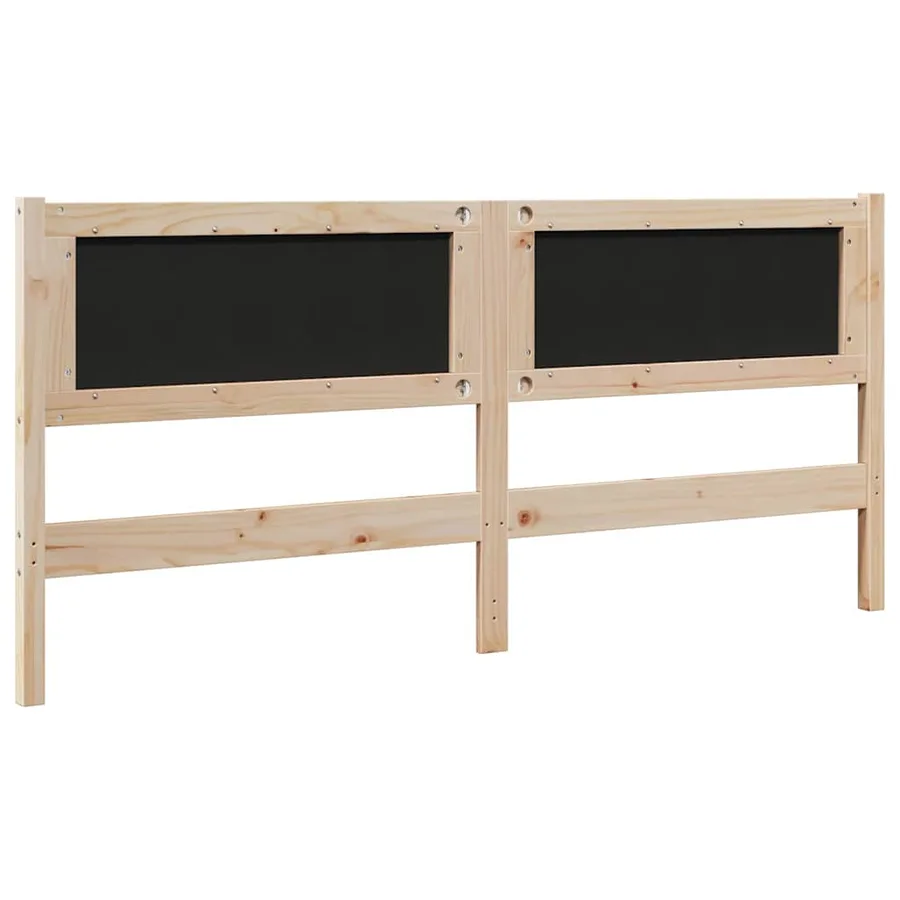 Tête de lit capitonnée Marron 180 cm Pin massif - 6