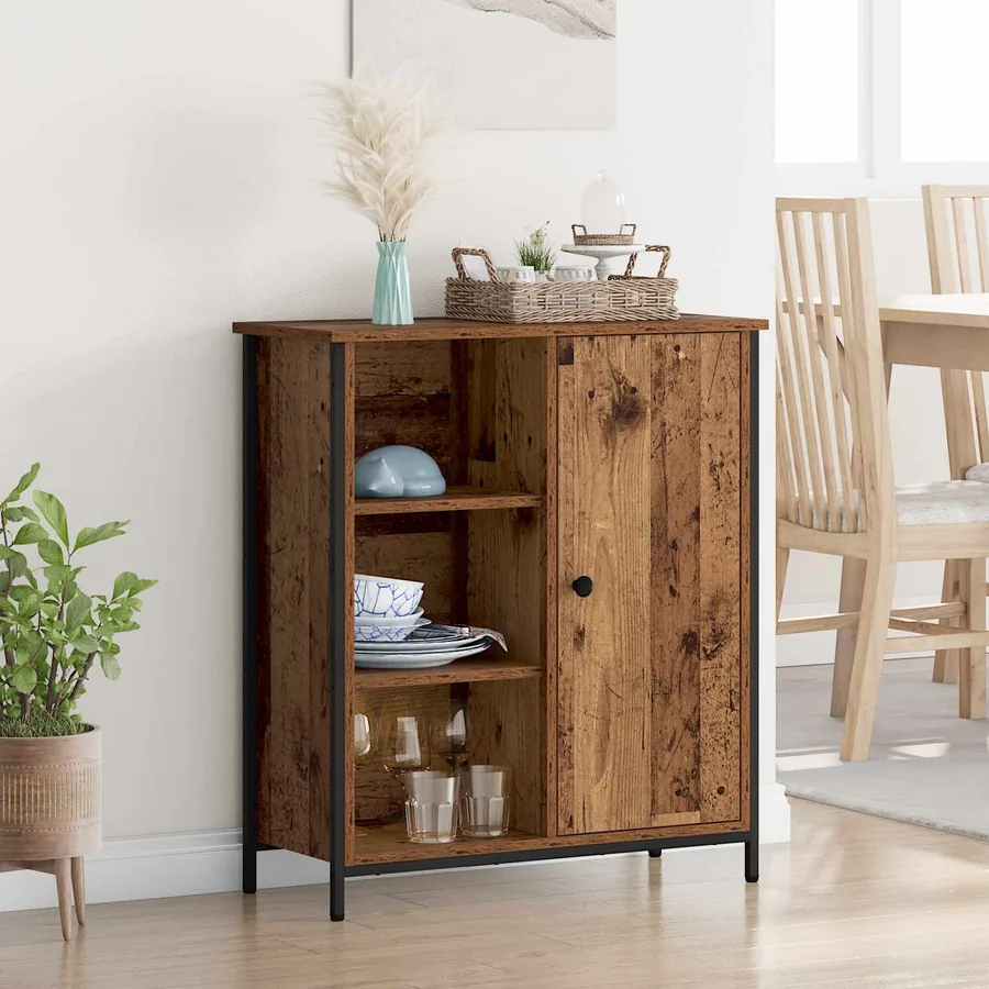 Buffet Bois Ancien 70 x 30 x 80 cm Bois d'ingénierie