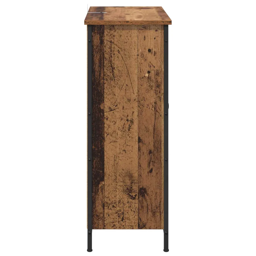 Buffet Bois Ancien 70 x 30 x 80 cm Bois d'ingénierie - 7