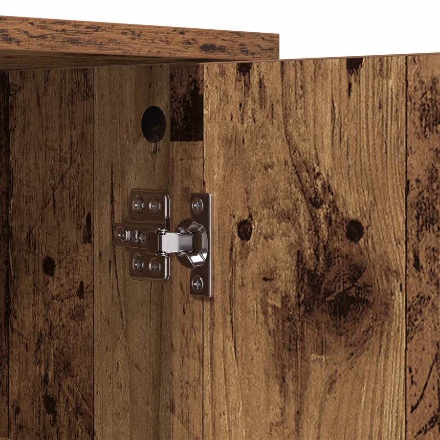 Buffet Bois Ancien 70 x 30 x 80 cm Bois d'ingénierie - 9