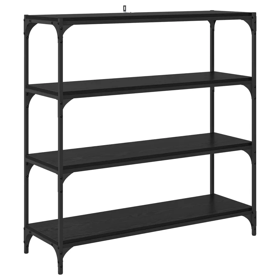 Bibliothèque Chêne noir 100 x 33 x 100 cm - 2