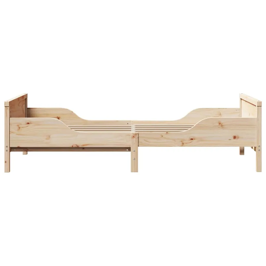 Cadre de lit Marron 80 x 200 cm Bois d'ingénierie - 6