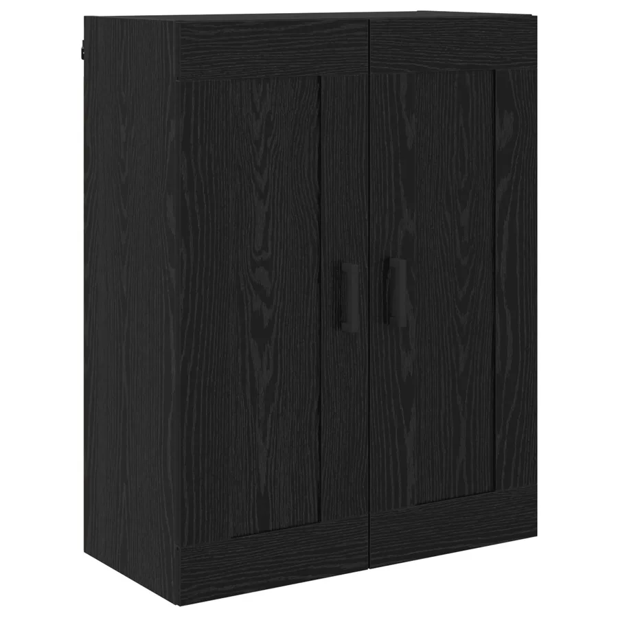 Haut Armoire 2 pcs Chêne noir Bois d'ingénierie - 7