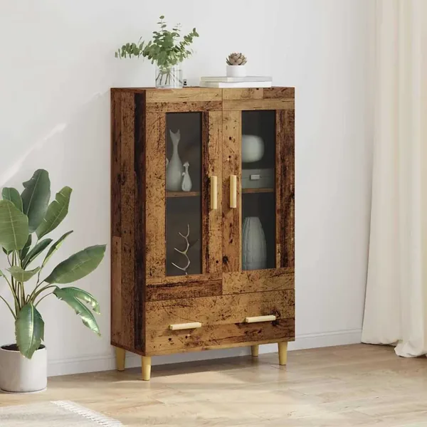 Haut Armoire Bois Ancien 70 x 31 x 115 cm Bois d'ingénierie