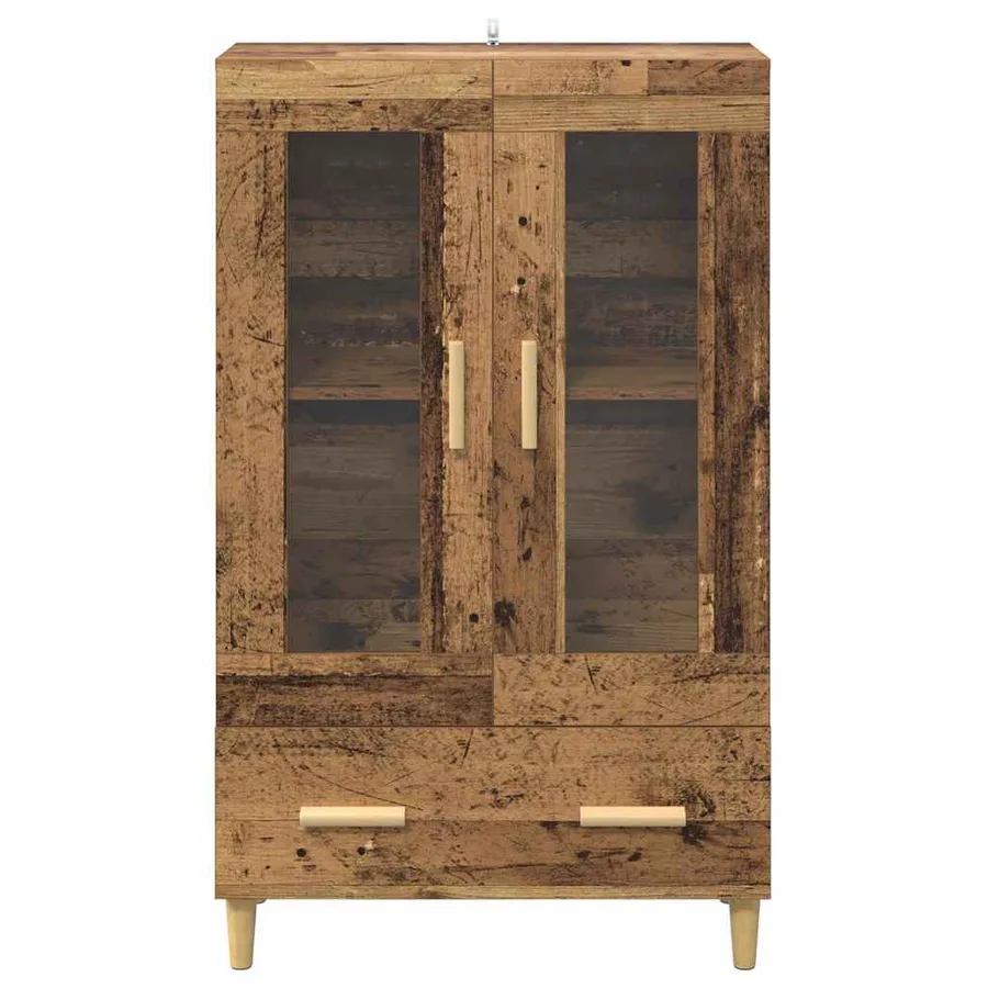 Haut Armoire Bois Ancien 70 x 31 x 115 cm Bois d'ingénierie - 6