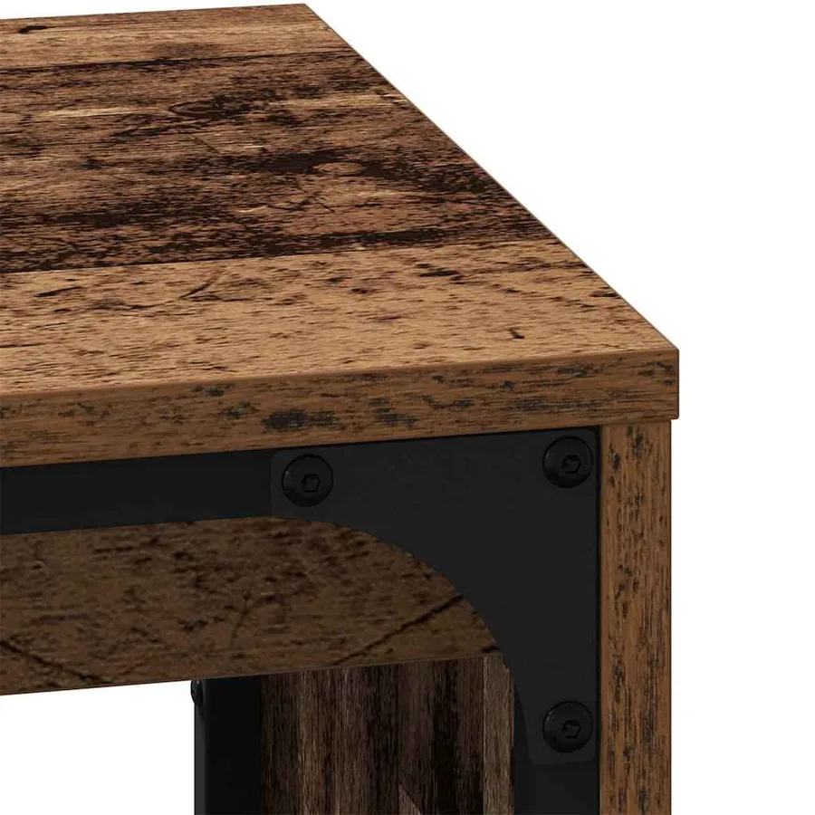 Table basse 3 pcs Bois ancien Bois d'ingénierie - 8