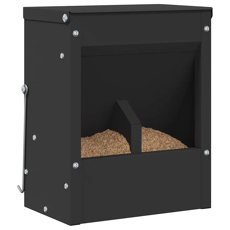 Distributeur pour lapins Noir 20 x 12,5 x 25 cm - 3