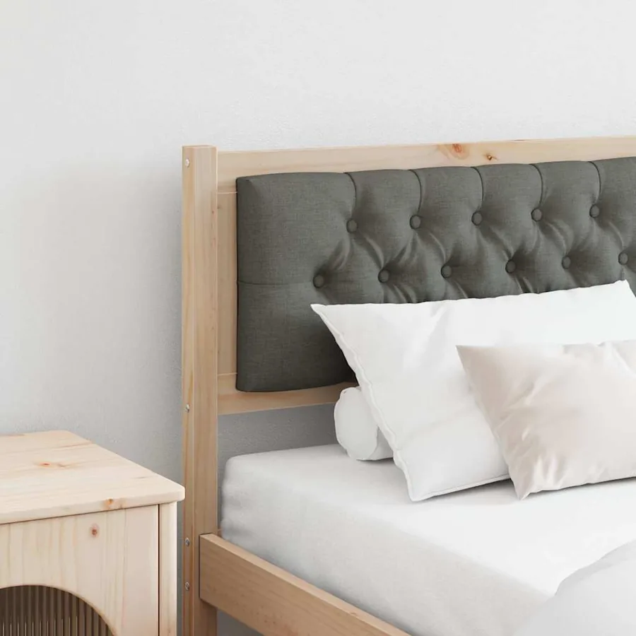 Tête de lit marron et gris foncé 180 cm Bois massif en pin