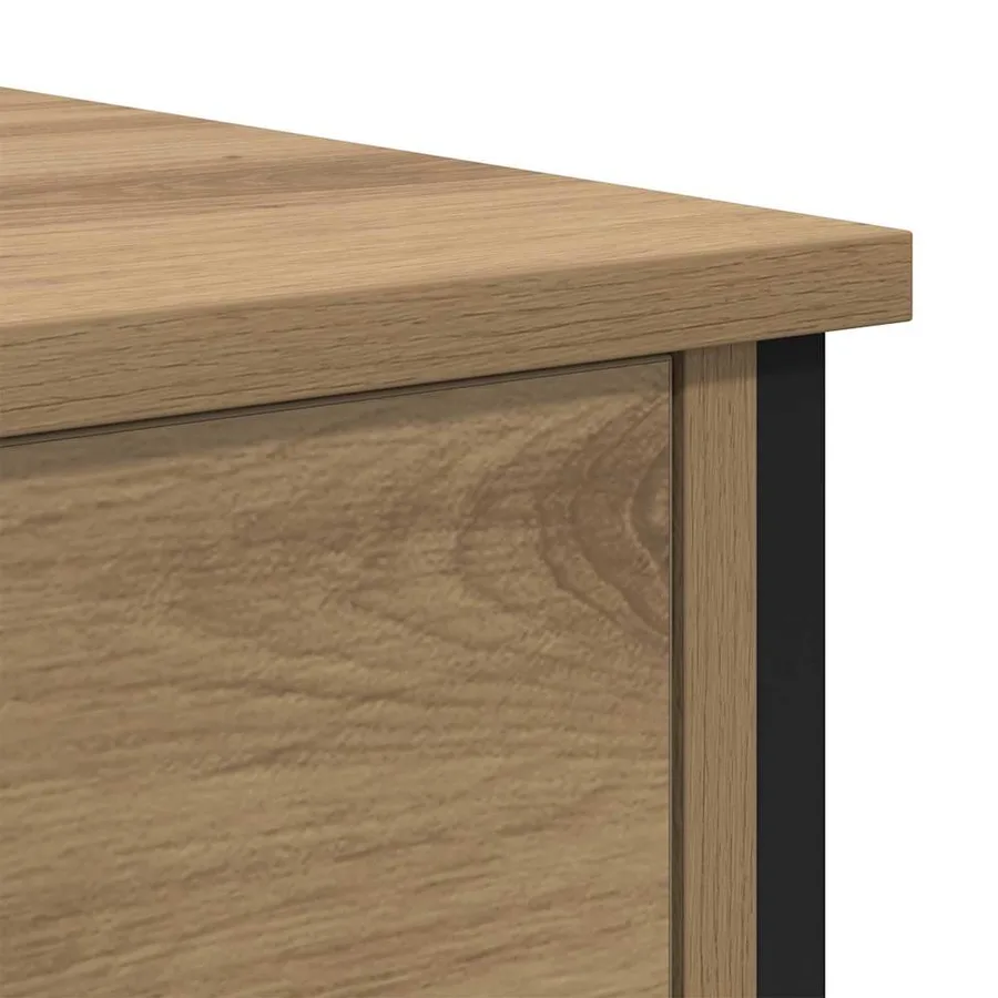 Table de chevet 2 pc Chêne artisanal 34 x 35,5 x 45 cm - 11