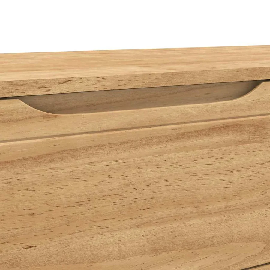 Banc de couloir avec tiroir FLORO Cire marron 115 x 40 x 45 cm - 11