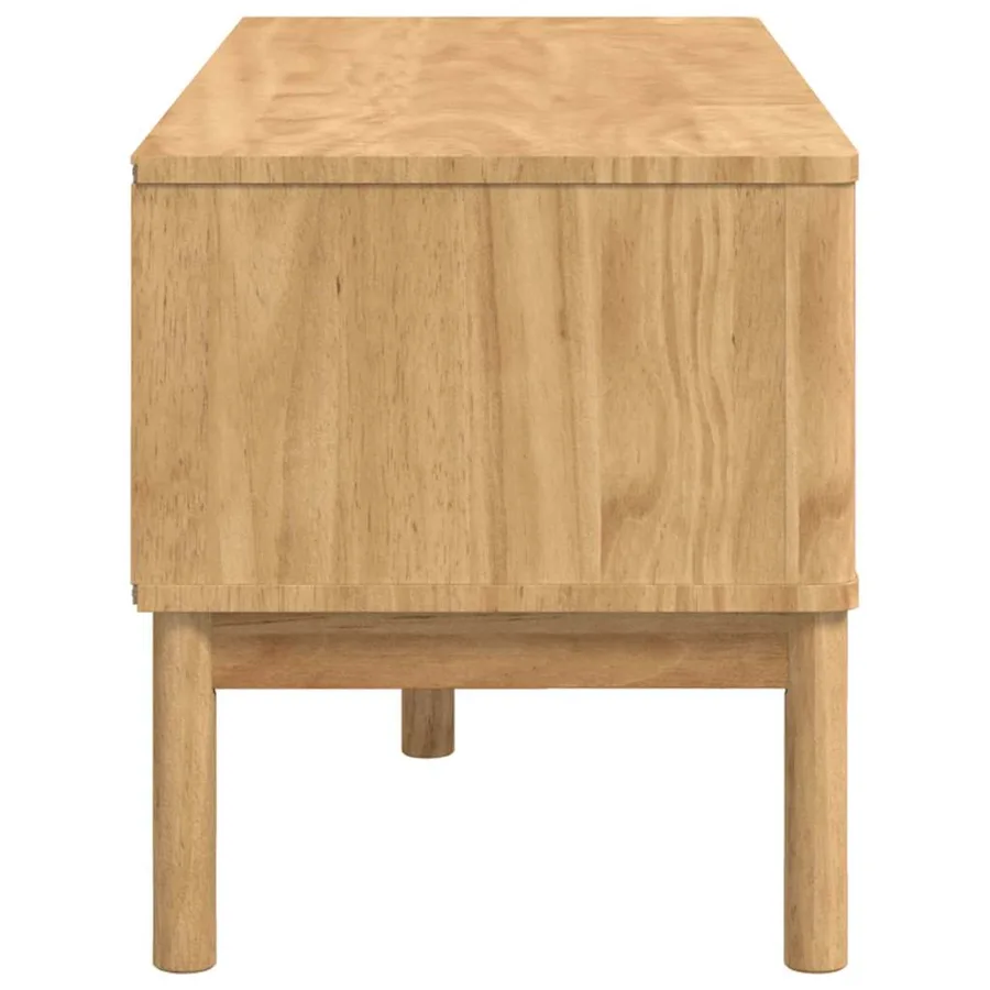 Banc de couloir avec tiroir FLORO Cire marron 115 x 40 x 45 cm - 7