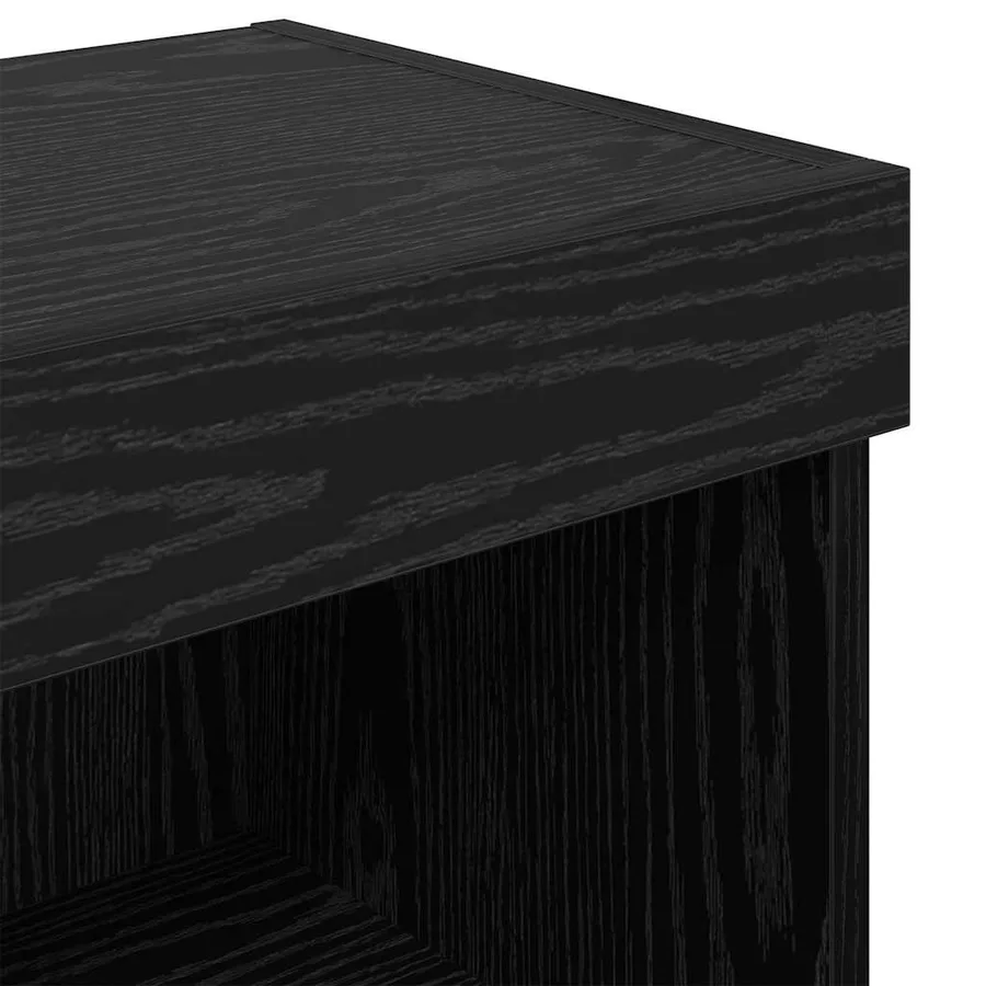 Ensemble meuble TV avec LED 2 pcs Chêne noir 100 x 30 x 30 cm - 10