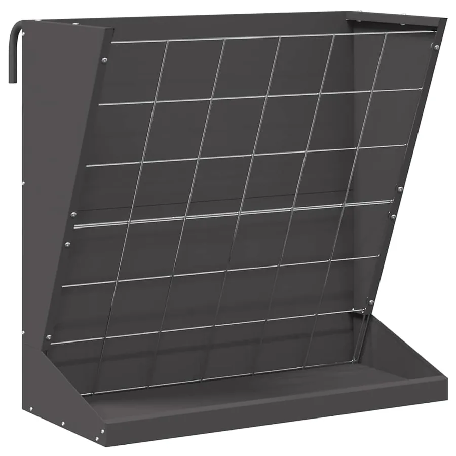 Distributeur de Foin Noir 71 x 33 x 70 cm Acier Laminé à Froid - 2