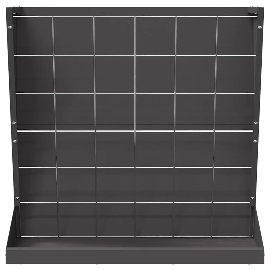 Distributeur de Foin Noir 71 x 33 x 70 cm Acier Laminé à Froid - 5