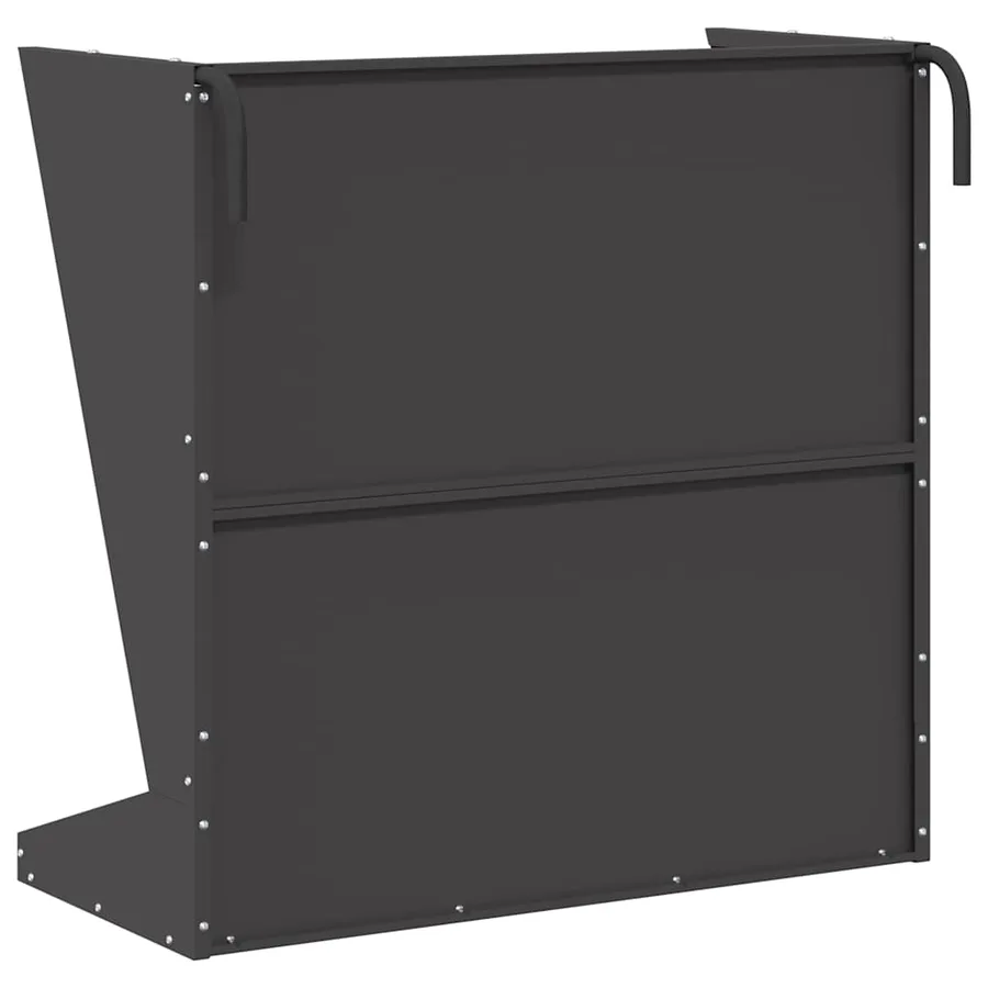 Distributeur de Foin Noir 71 x 33 x 70 cm Acier Laminé à Froid - 7