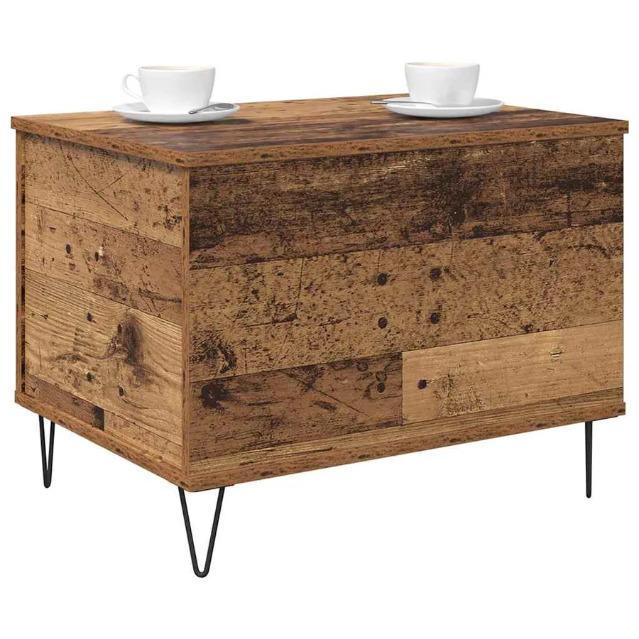Table basse Bois Ancien 60 x 44,5 x 45 cm Bois d'ingénierie - 3