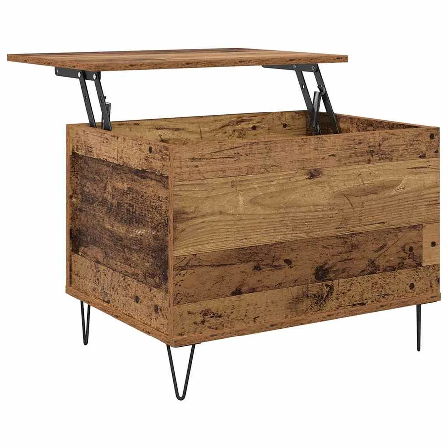Table basse Bois Ancien 60 x 44,5 x 45 cm Bois d'ingénierie - 5