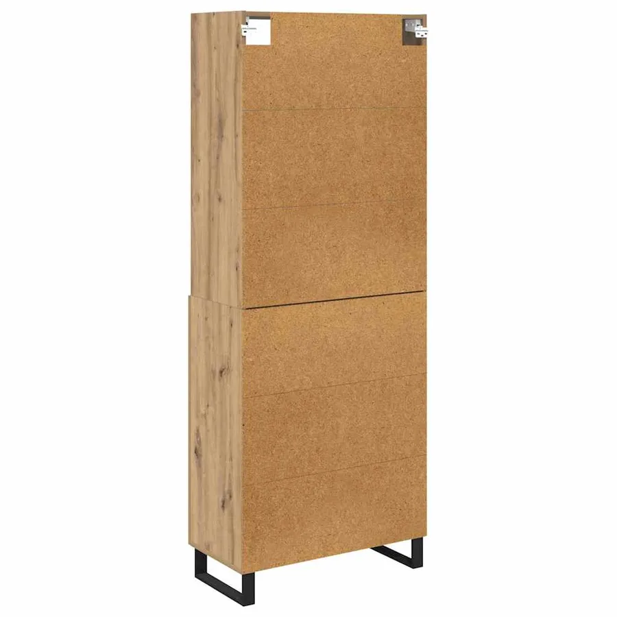 Haut Armoire 2 pcs Chêne artisanal 69,5 x 34 x 180 cm - 8