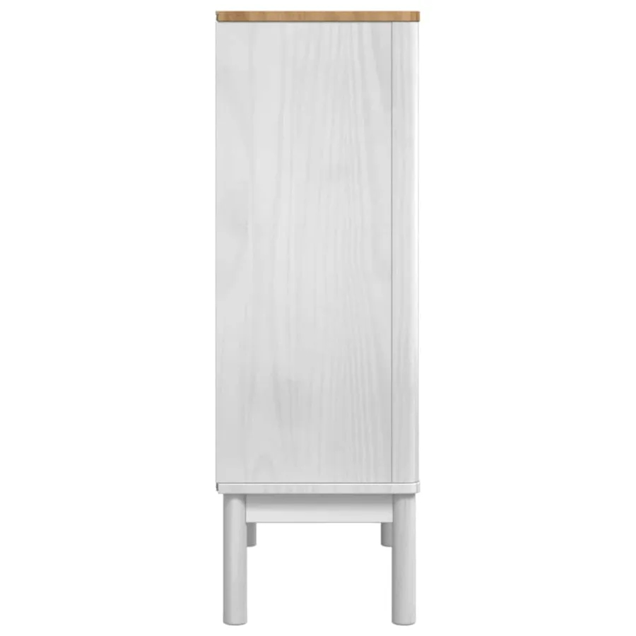 Buffet FLORO Blanc 70 x 30 x 70,5 cm Bois de Pin Massif - 7