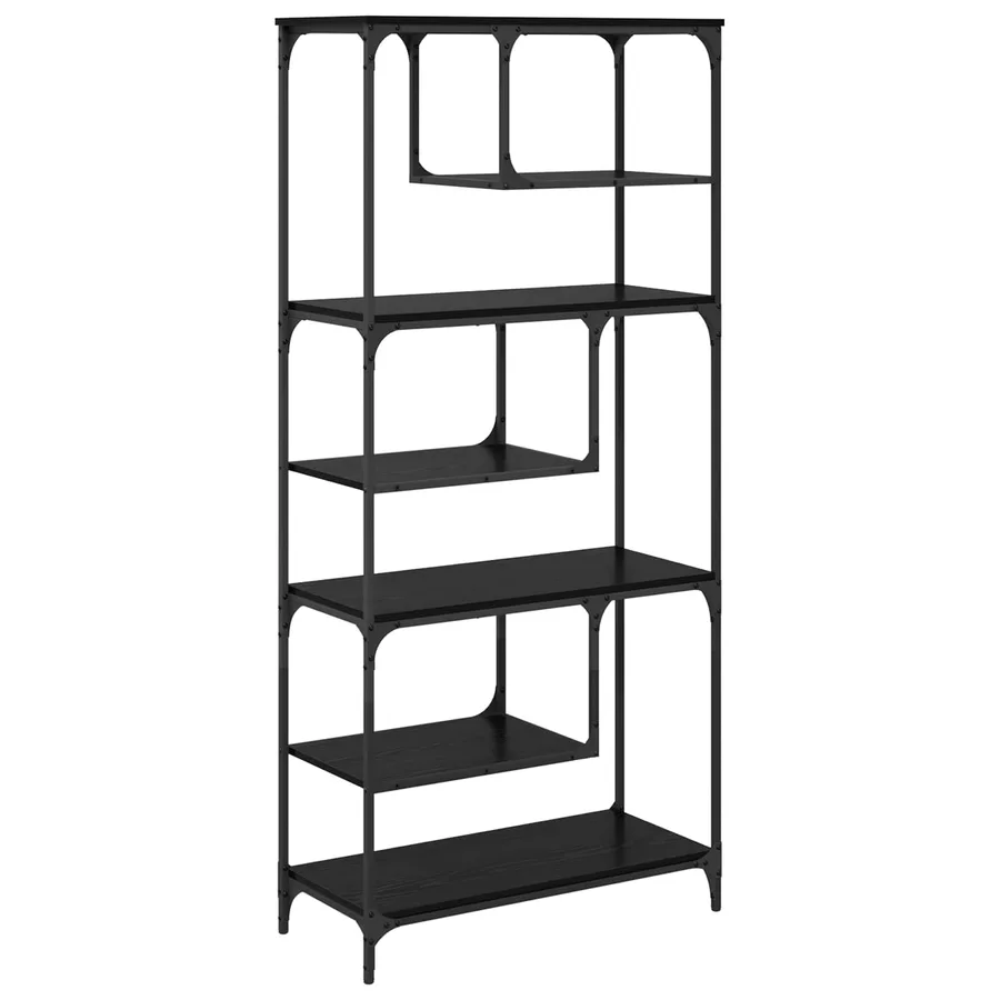 Bibliothèque Chêne noir 81 x 36 x 176 cm Bois d'ingénierie - 7