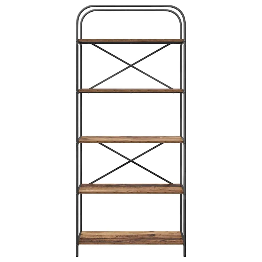 Étagère Bois ancien 80 x 30 x 183 cm Bois d'ingénierie - 5