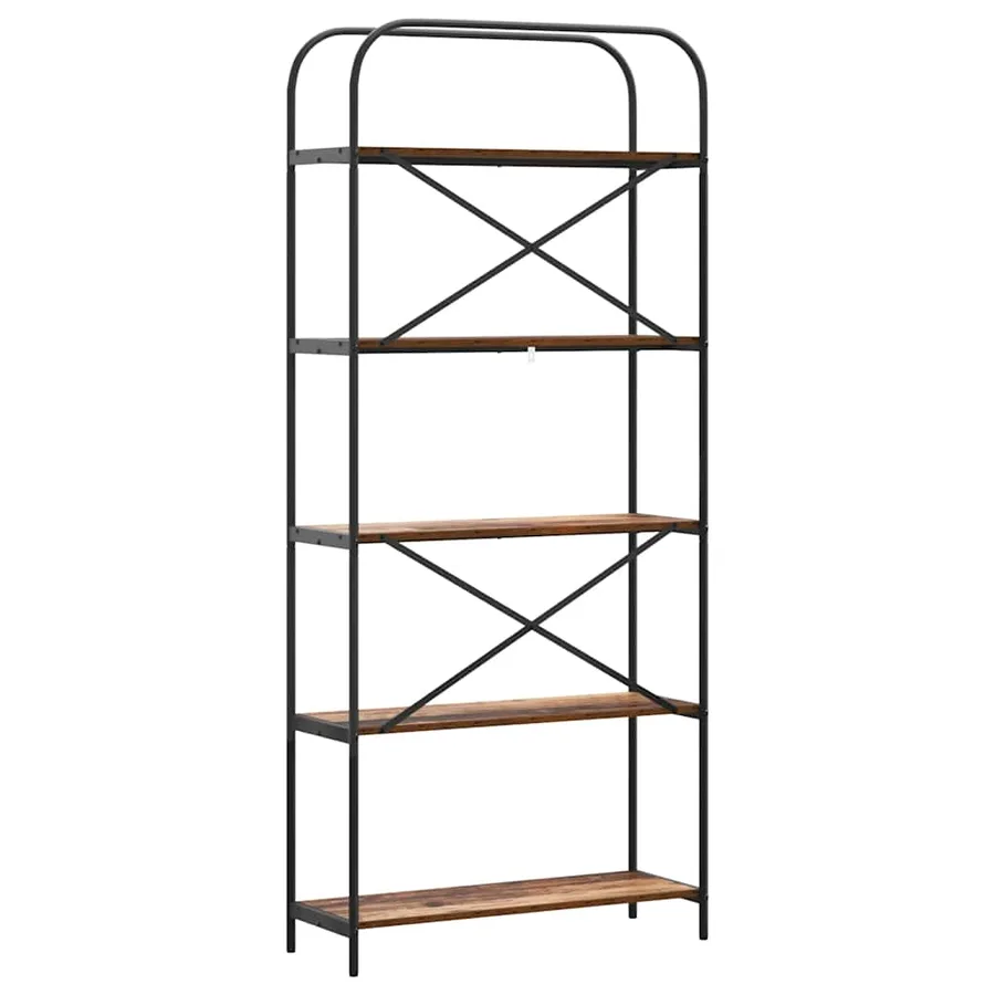 Étagère Bois ancien 80 x 30 x 183 cm Bois d'ingénierie - 7