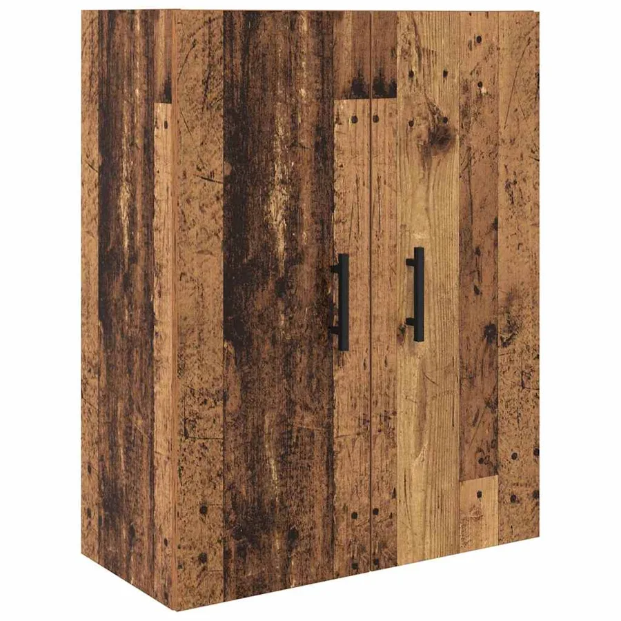 Haut Armoire avec tiroir 2 pcs Bois Ancien 69,5 x 34 x 180 cm - 6