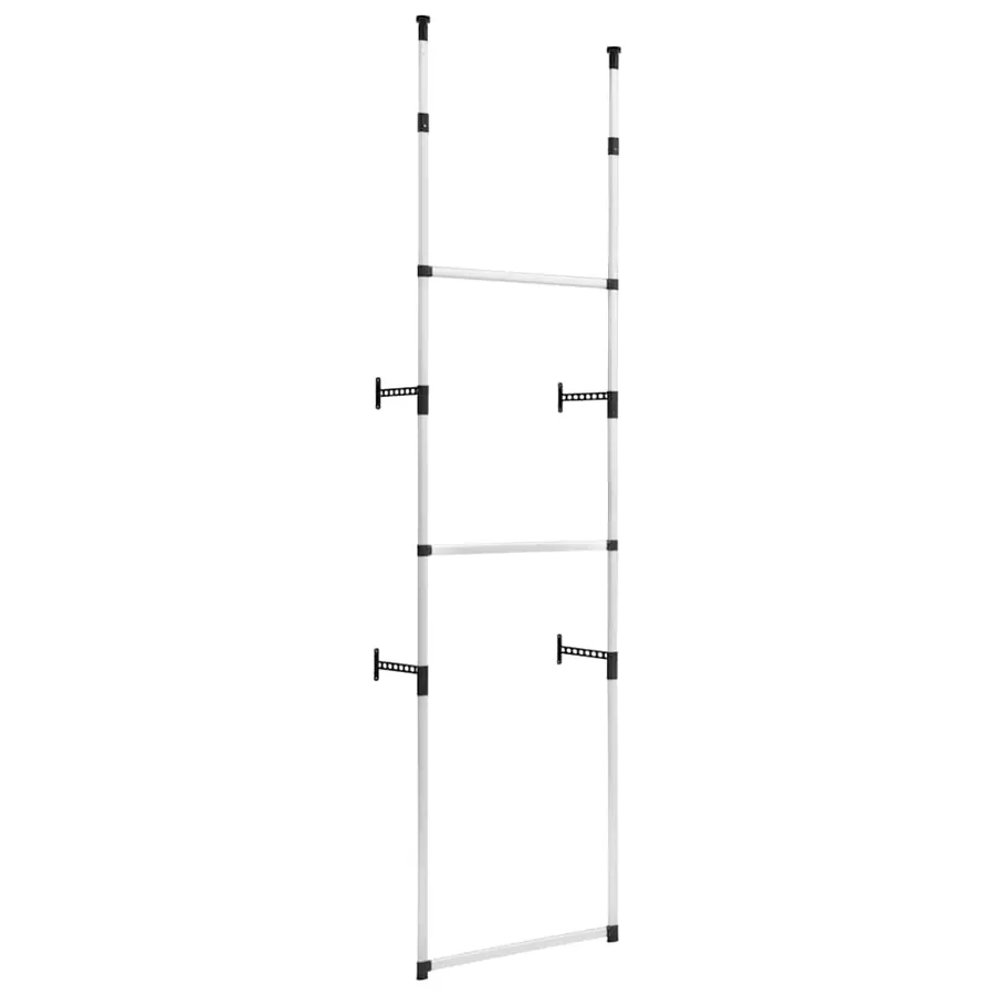 Système de garde-robe télescopique avec barres Aluminium - 2